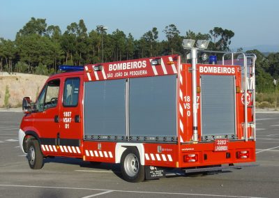 Camions pompiers équipé rideau sur mesure