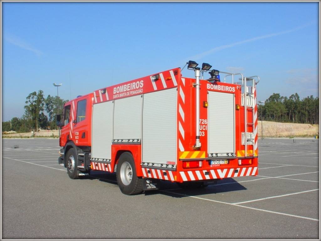140x245cm-Camion De Pompier Rideau Occultant 3D Rideaux Camion De