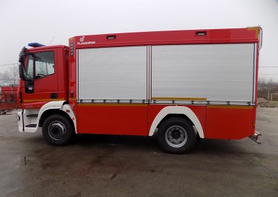 Camion d'intervention incendie