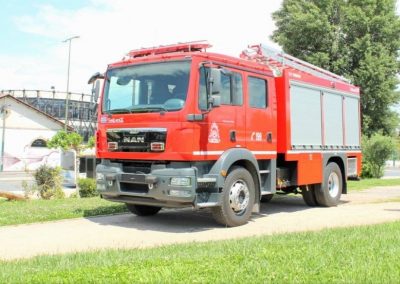 Camion Man intervention feu urbain