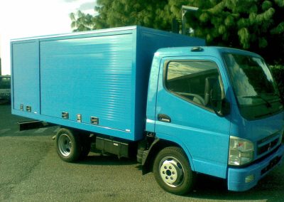 Camion livraison rideau alu