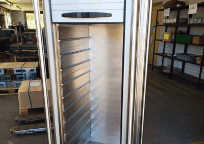 Chariot industriel avec rideaux aluminium